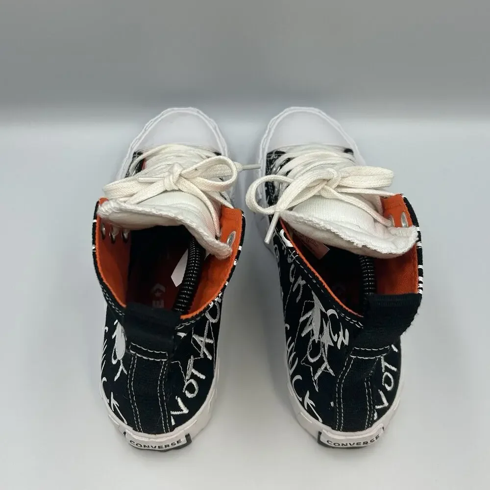 Converse Shoes Kids Size 4 Boys UNT1TL3D Not A Chuck Hi Sneakers 266514C Black